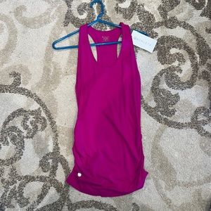 Fitted fuchsia athletic tank top from athleta